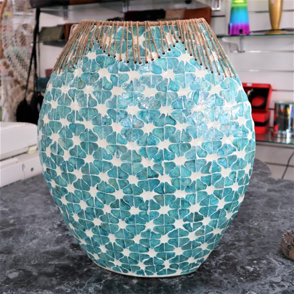 Teal Vase