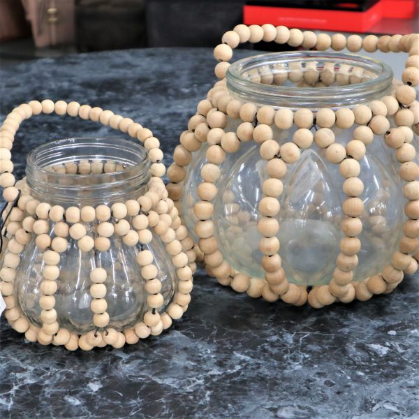 Beaded Candle Holders